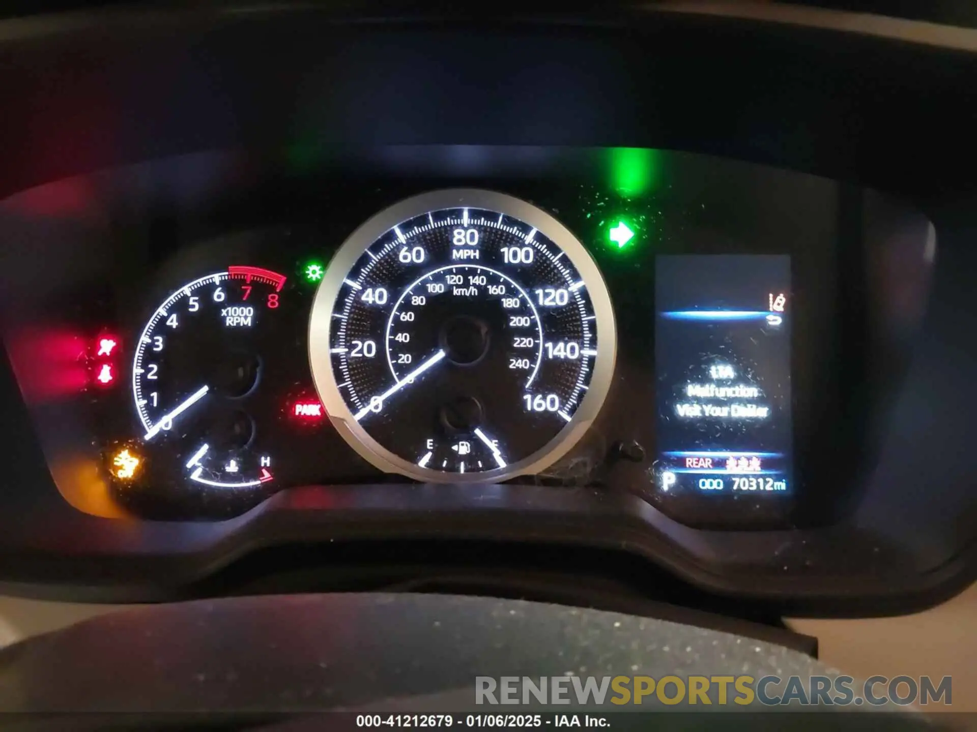 7 fotografías del automóvil dañado 5YFEPRAE2LP015920 TOYOTA COROLLA 2020