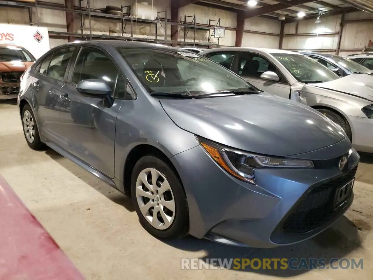 4 fotografías del automóvil dañado 5YFEPRAE2LP022737 TOYOTA COROLLA 2020