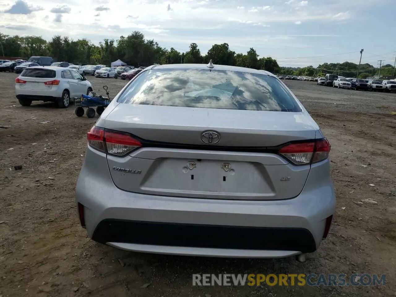 6 fotografías del automóvil dañado 5YFEPRAE2LP034337 TOYOTA COROLLA 2020