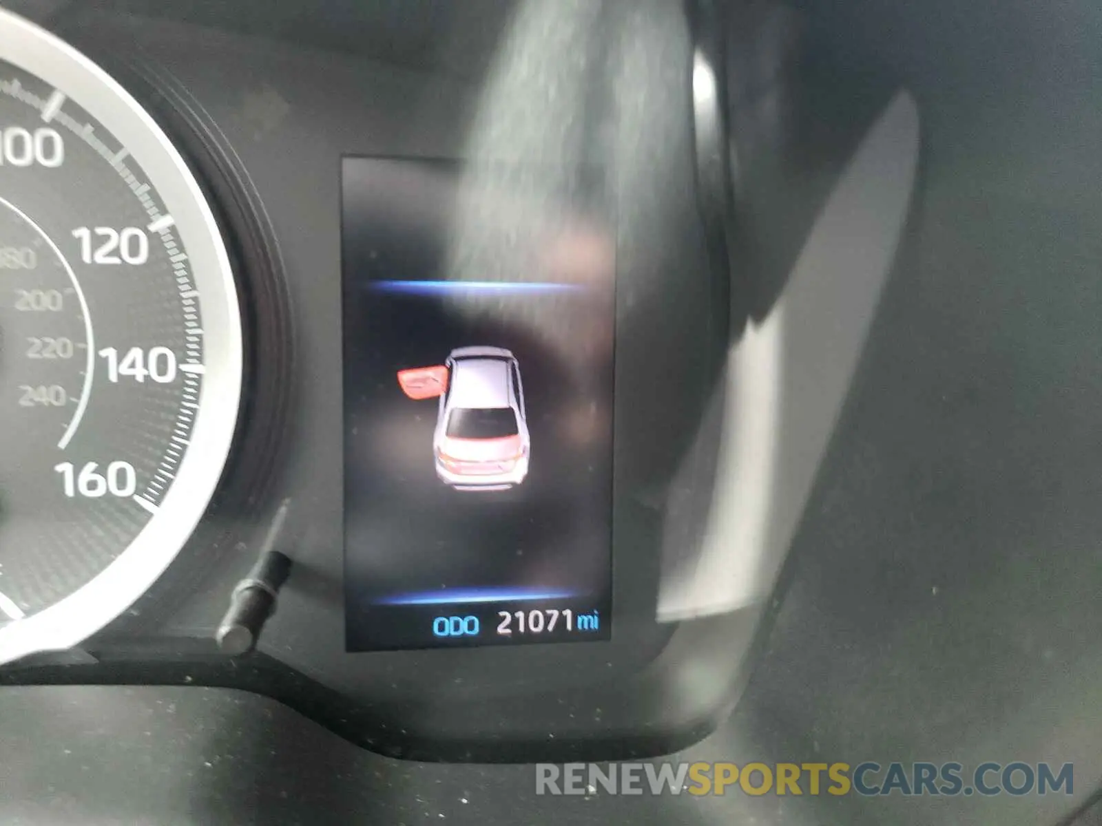 8 fotografías del automóvil dañado 5YFEPRAE2LP038176 TOYOTA COROLLA 2020