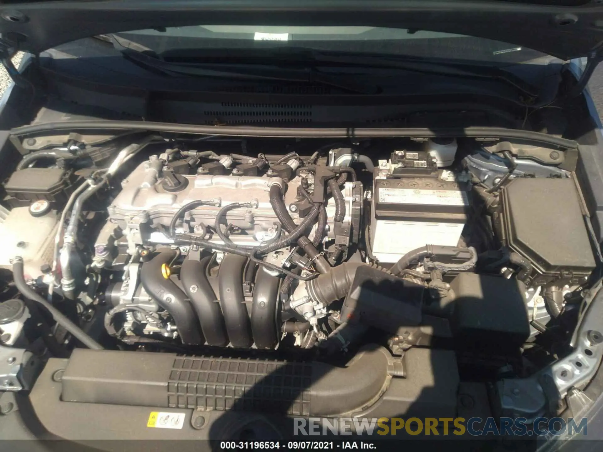 10 fotografías del automóvil dañado 5YFEPRAE2LP046634 TOYOTA COROLLA 2020