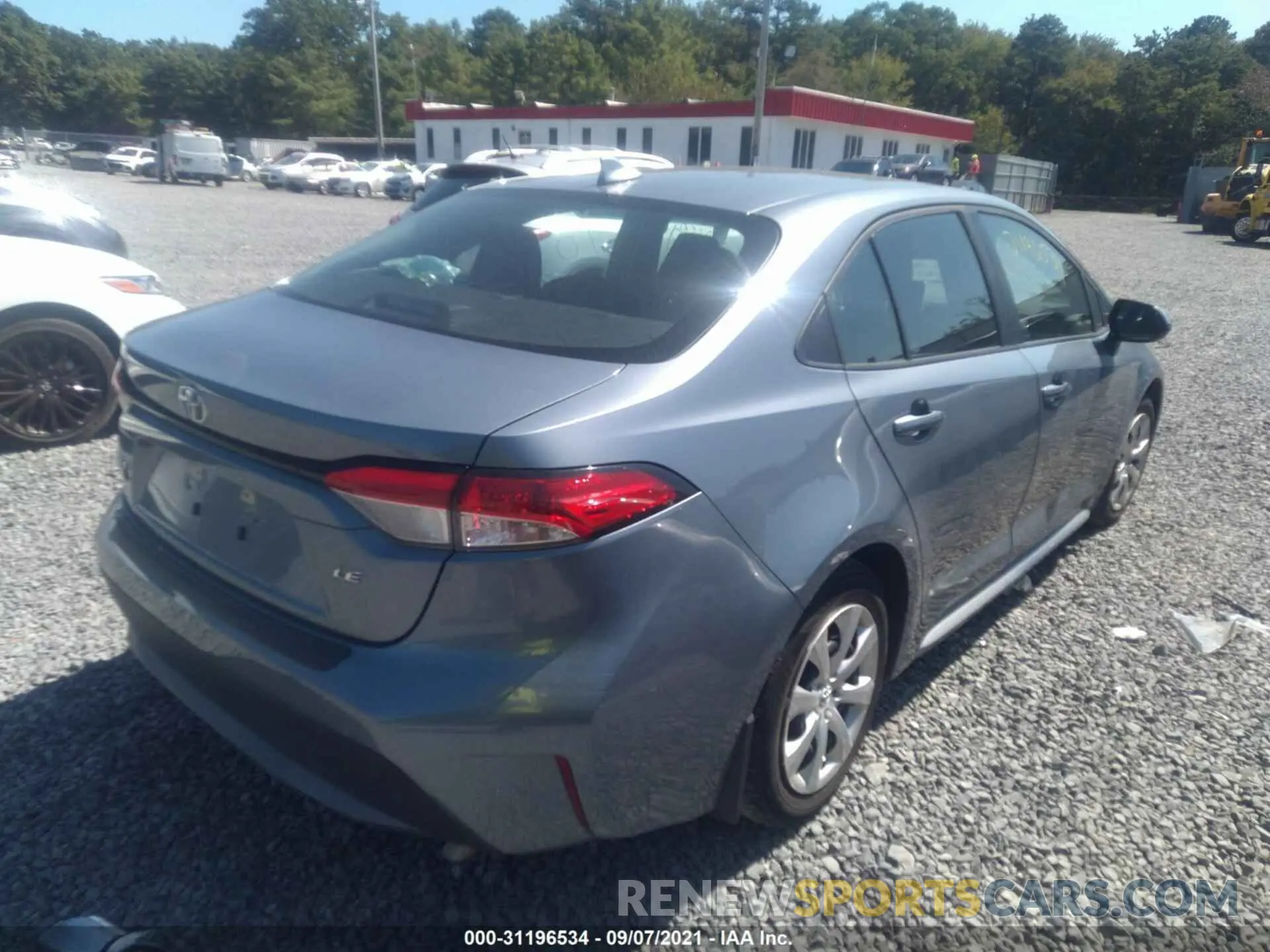 4 fotografías del automóvil dañado 5YFEPRAE2LP046634 TOYOTA COROLLA 2020