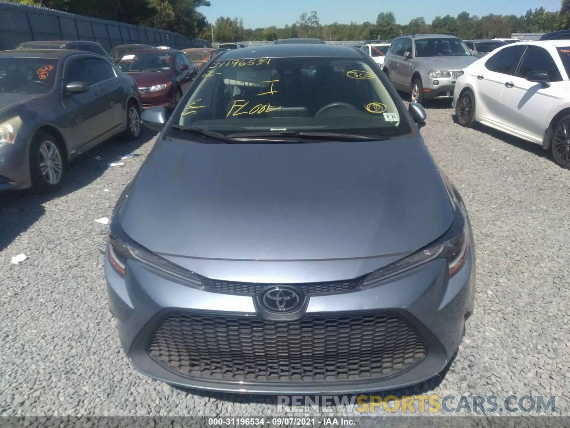 6 fotografías del automóvil dañado 5YFEPRAE2LP046634 TOYOTA COROLLA 2020