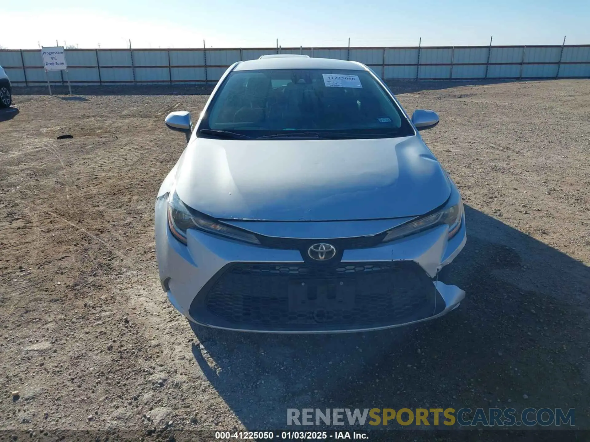 12 fotografías del automóvil dañado 5YFEPRAE2LP058685 TOYOTA COROLLA 2020