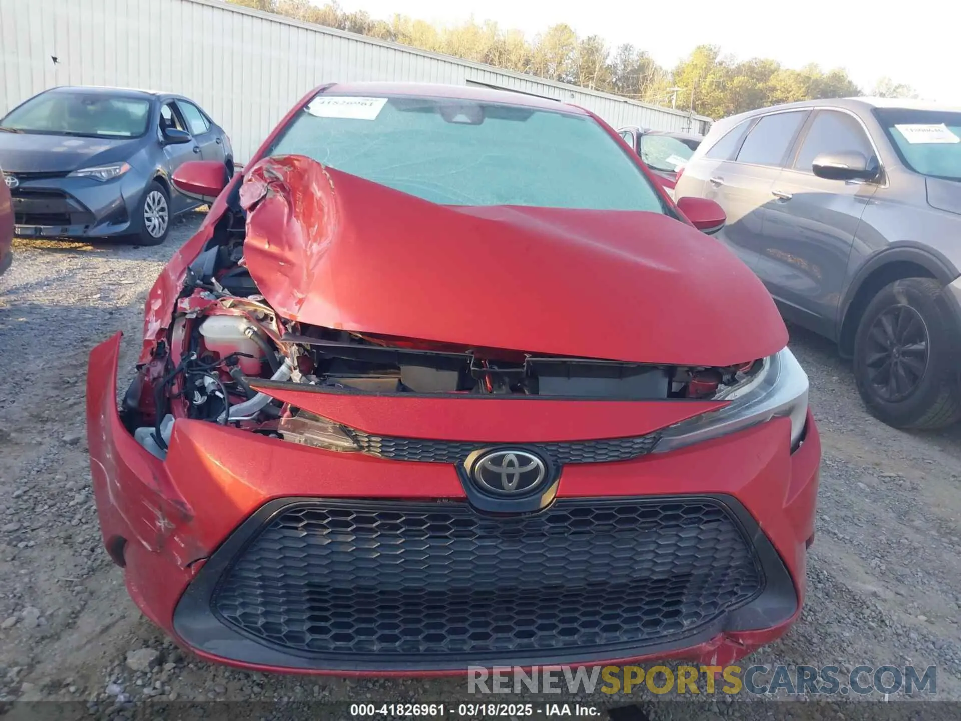 12 fotografías del automóvil dañado 5YFEPRAE2LP066589 TOYOTA COROLLA 2020