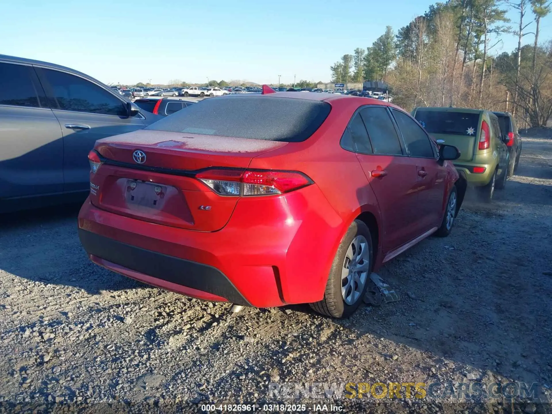 4 fotografías del automóvil dañado 5YFEPRAE2LP066589 TOYOTA COROLLA 2020