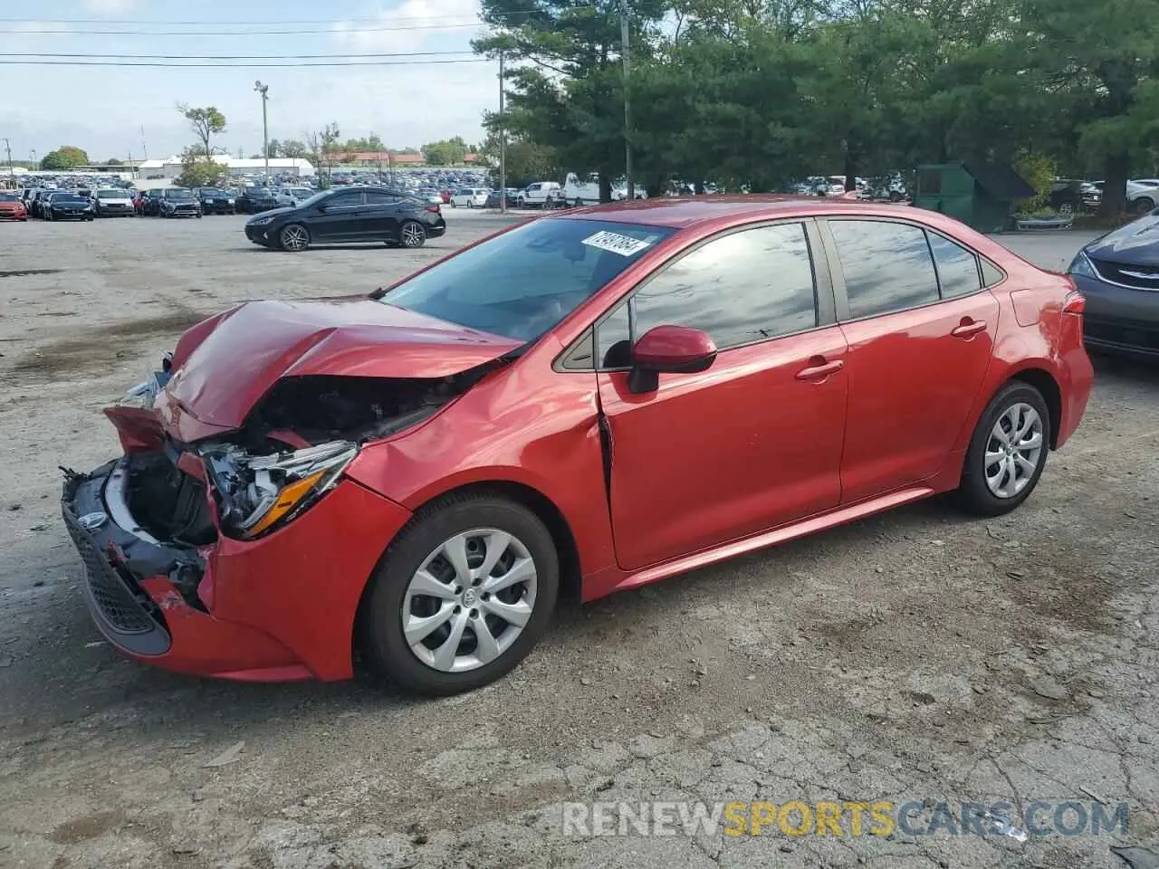 1 fotografías del automóvil dañado 5YFEPRAE2LP067936 TOYOTA COROLLA 2020