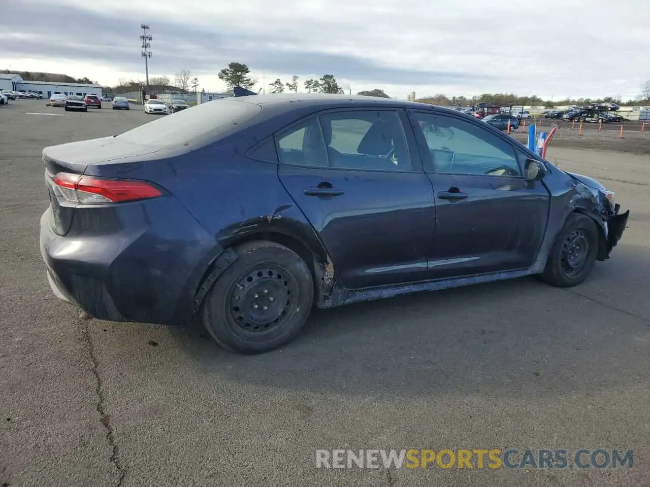 3 fotografías del automóvil dañado 5YFEPRAE2LP069136 TOYOTA COROLLA 2020