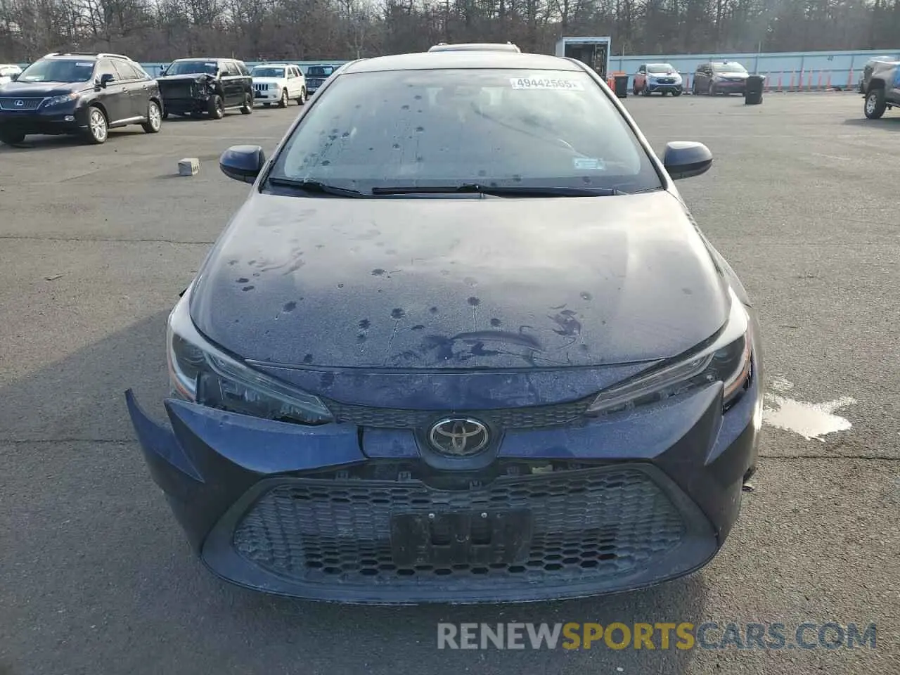5 fotografías del automóvil dañado 5YFEPRAE2LP069136 TOYOTA COROLLA 2020