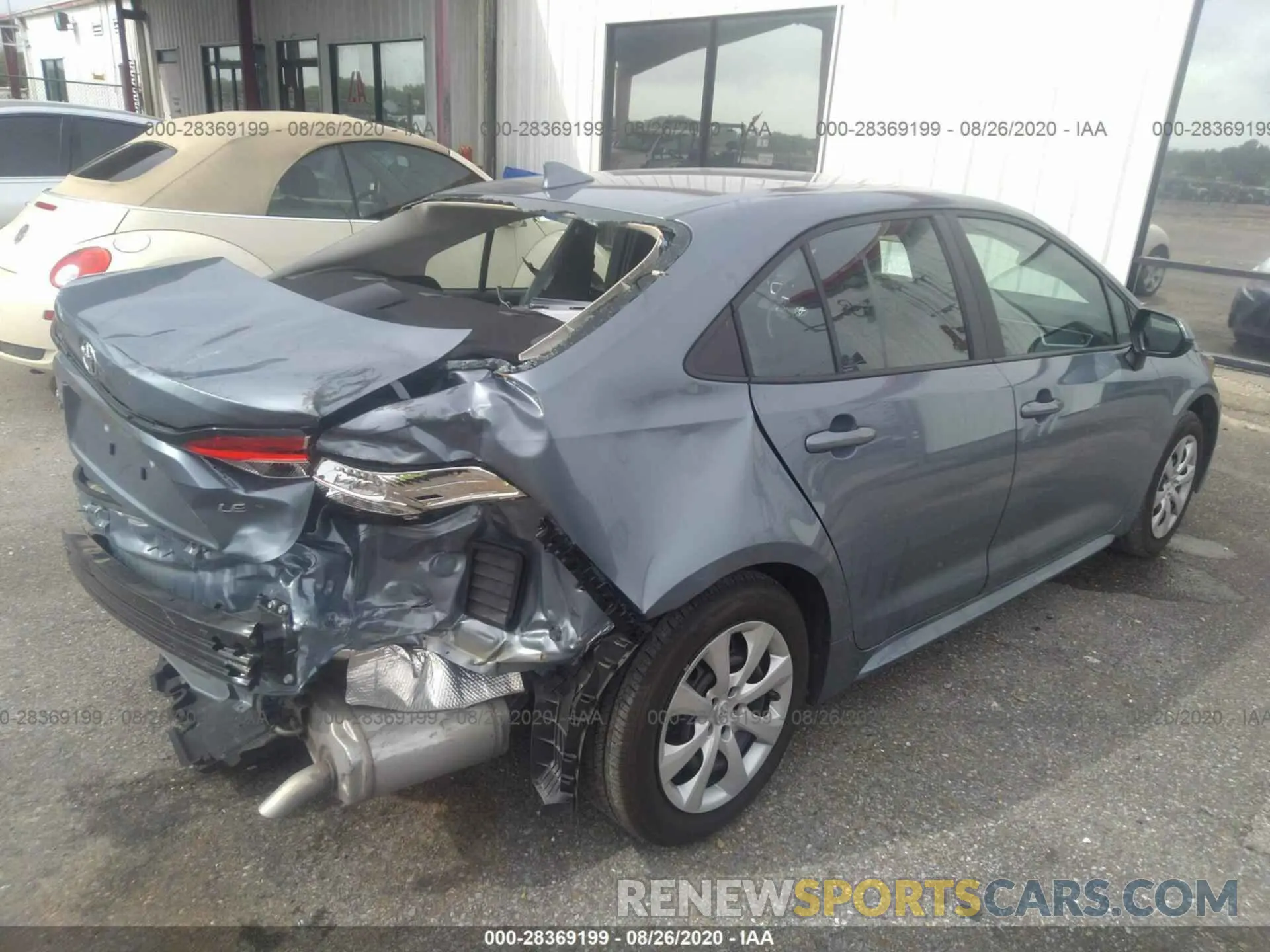 4 fotografías del automóvil dañado 5YFEPRAE2LP073686 TOYOTA COROLLA 2020