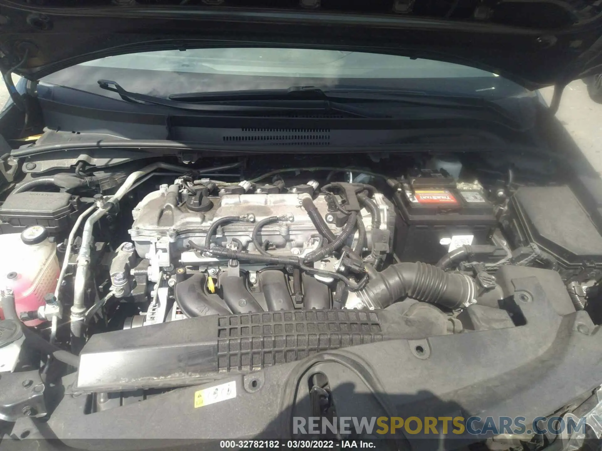 10 fotografías del automóvil dañado 5YFEPRAE2LP075499 TOYOTA COROLLA 2020