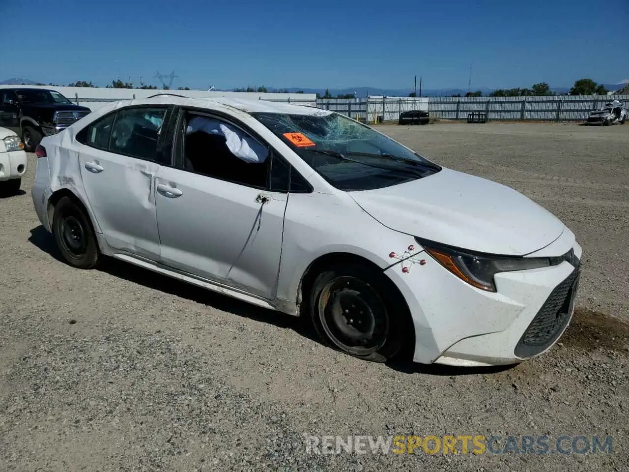 4 fotografías del automóvil dañado 5YFEPRAE2LP077169 TOYOTA COROLLA 2020