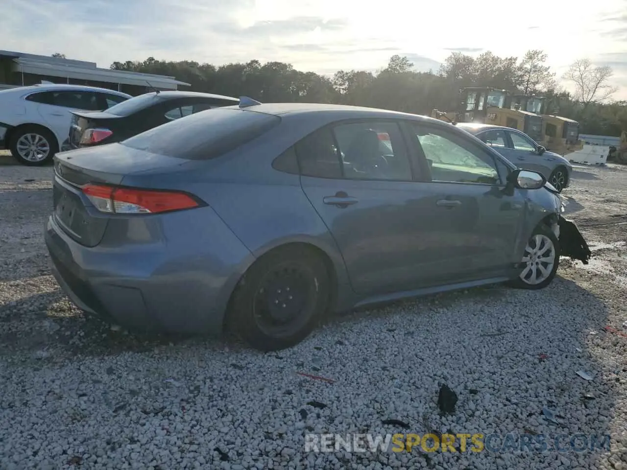 3 fotografías del automóvil dañado 5YFEPRAE2LP082890 TOYOTA COROLLA 2020