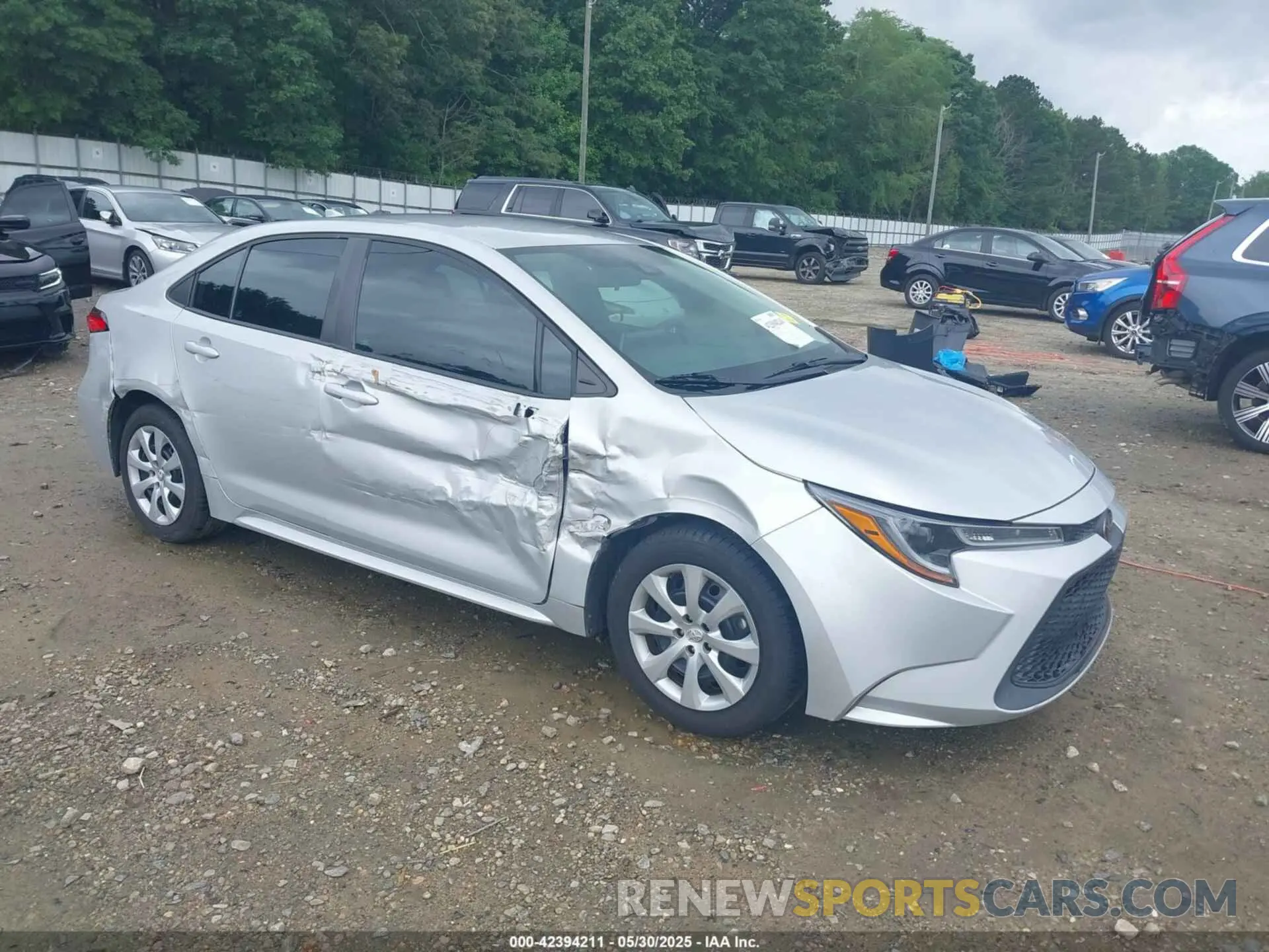 1 fotografías del automóvil dañado 5YFEPRAE2LP084171 TOYOTA COROLLA 2020