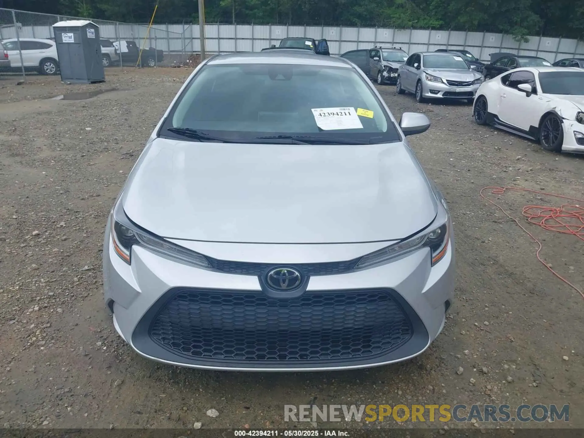 12 fotografías del automóvil dañado 5YFEPRAE2LP084171 TOYOTA COROLLA 2020