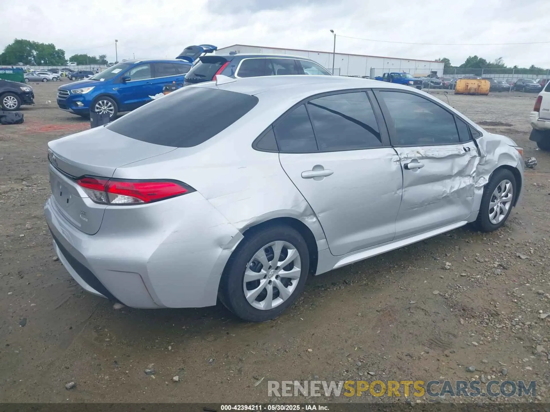 4 fotografías del automóvil dañado 5YFEPRAE2LP084171 TOYOTA COROLLA 2020