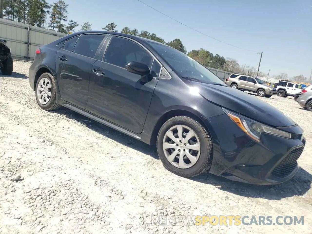 4 fotografías del automóvil dañado 5YFEPRAE2LP087961 TOYOTA COROLLA 2020