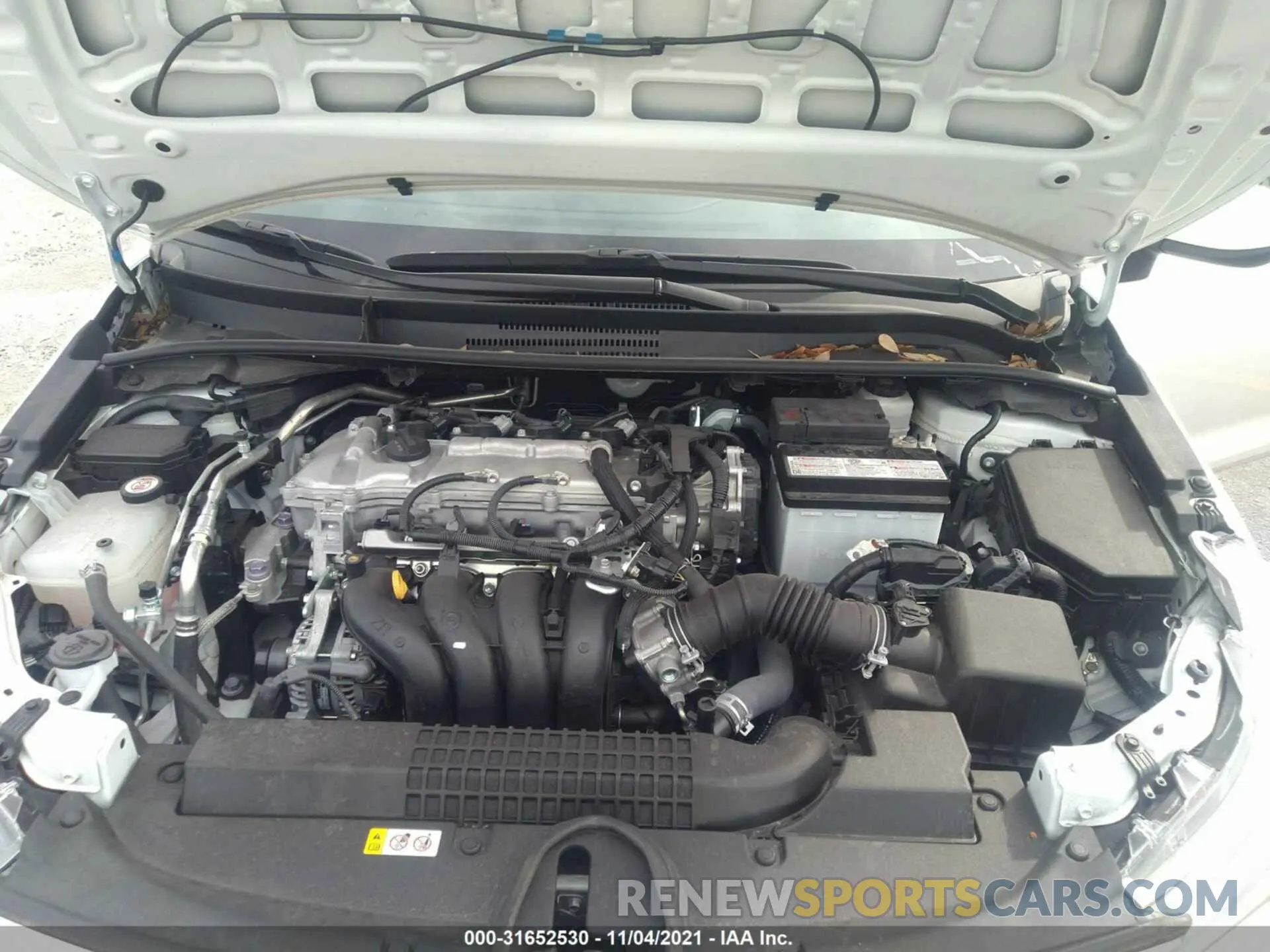 10 fotografías del automóvil dañado 5YFEPRAE2LP091878 TOYOTA COROLLA 2020