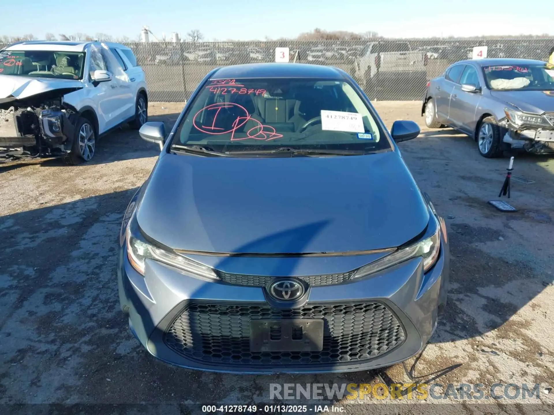 12 fotografías del automóvil dañado 5YFEPRAE2LP096627 TOYOTA COROLLA 2020
