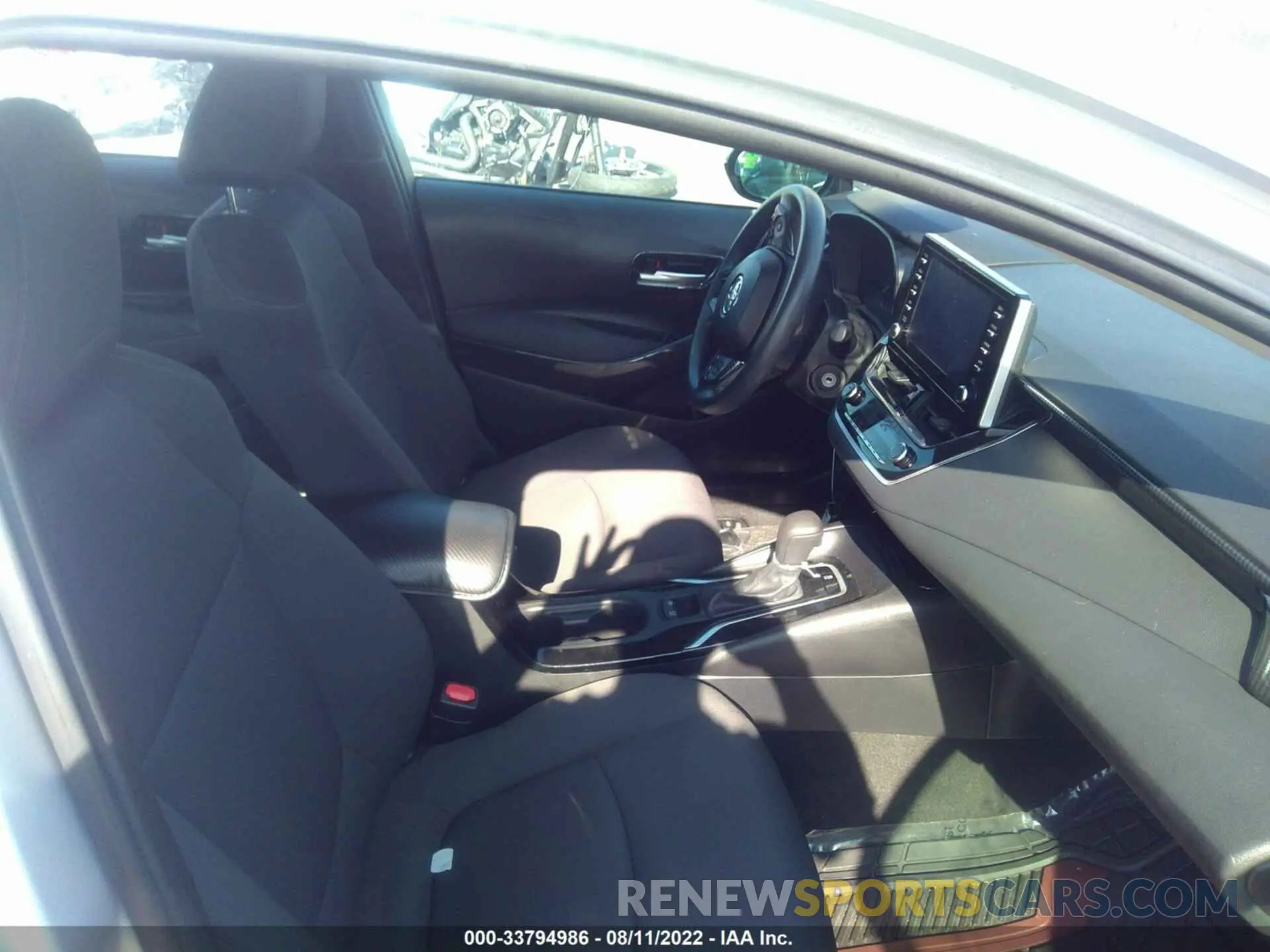 5 fotografías del automóvil dañado 5YFEPRAE2LP098751 TOYOTA COROLLA 2020