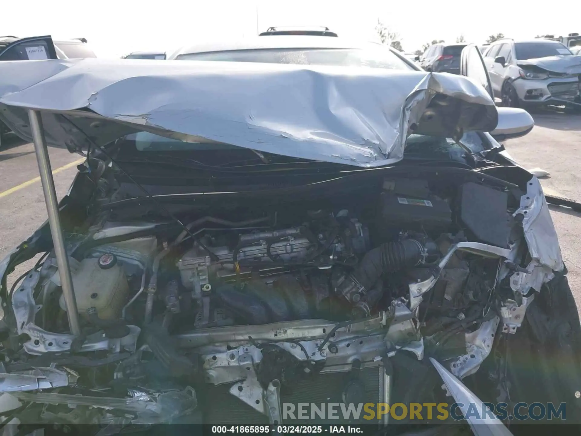 10 fotografías del automóvil dañado 5YFEPRAE2LP099334 TOYOTA COROLLA 2020