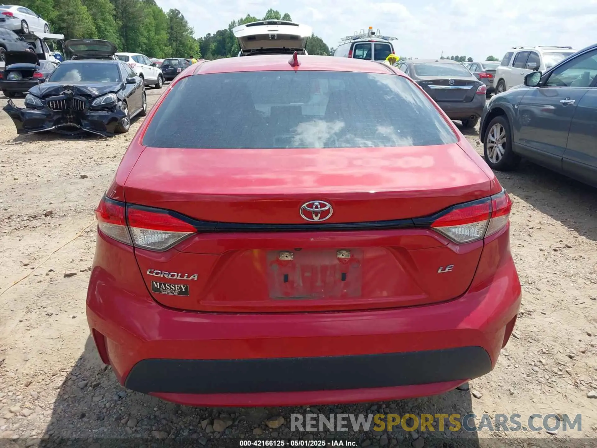16 fotografías del automóvil dañado 5YFEPRAE2LP105200 TOYOTA COROLLA 2020