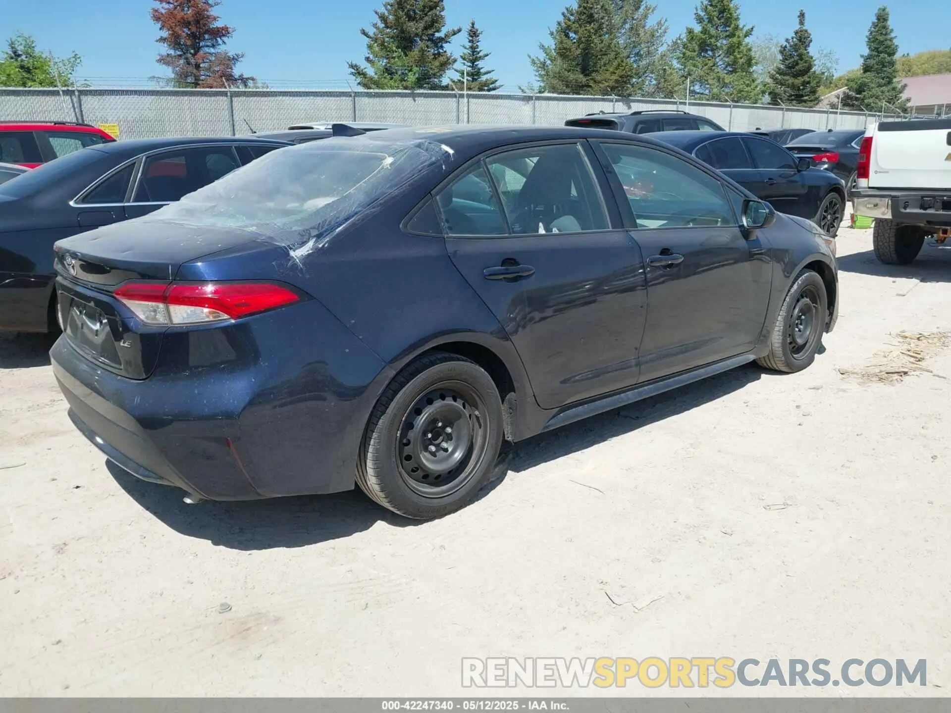 4 fotografías del automóvil dañado 5YFEPRAE2LP108601 TOYOTA COROLLA 2020