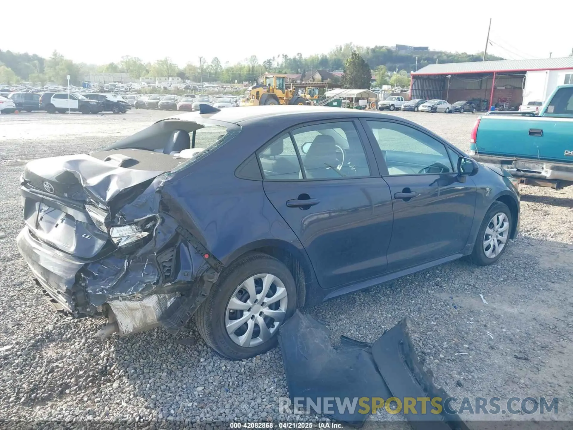 4 fotografías del automóvil dañado 5YFEPRAE2LP110672 TOYOTA COROLLA 2020