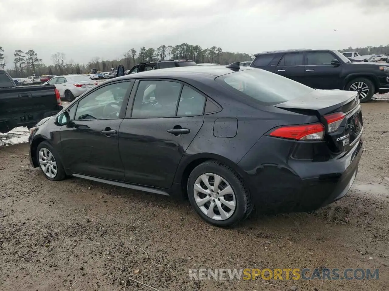 2 fotografías del automóvil dañado 5YFEPRAE2LP116973 TOYOTA COROLLA 2020