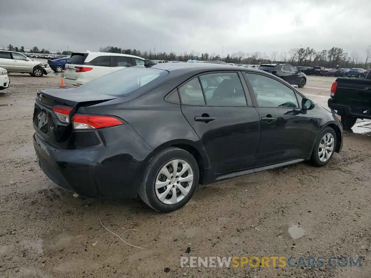 3 fotografías del automóvil dañado 5YFEPRAE2LP116973 TOYOTA COROLLA 2020