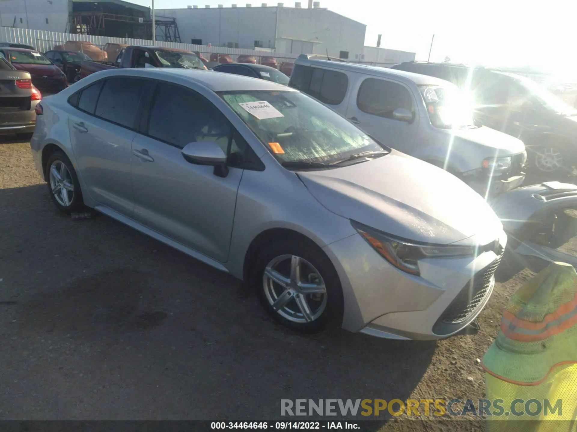 1 fotografías del automóvil dañado 5YFEPRAE2LP122613 TOYOTA COROLLA 2020