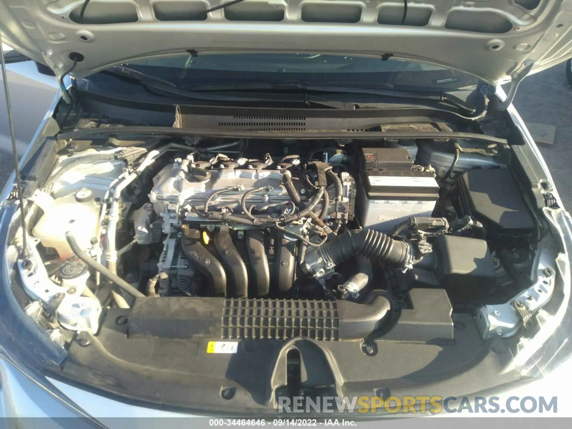10 fotografías del automóvil dañado 5YFEPRAE2LP122613 TOYOTA COROLLA 2020