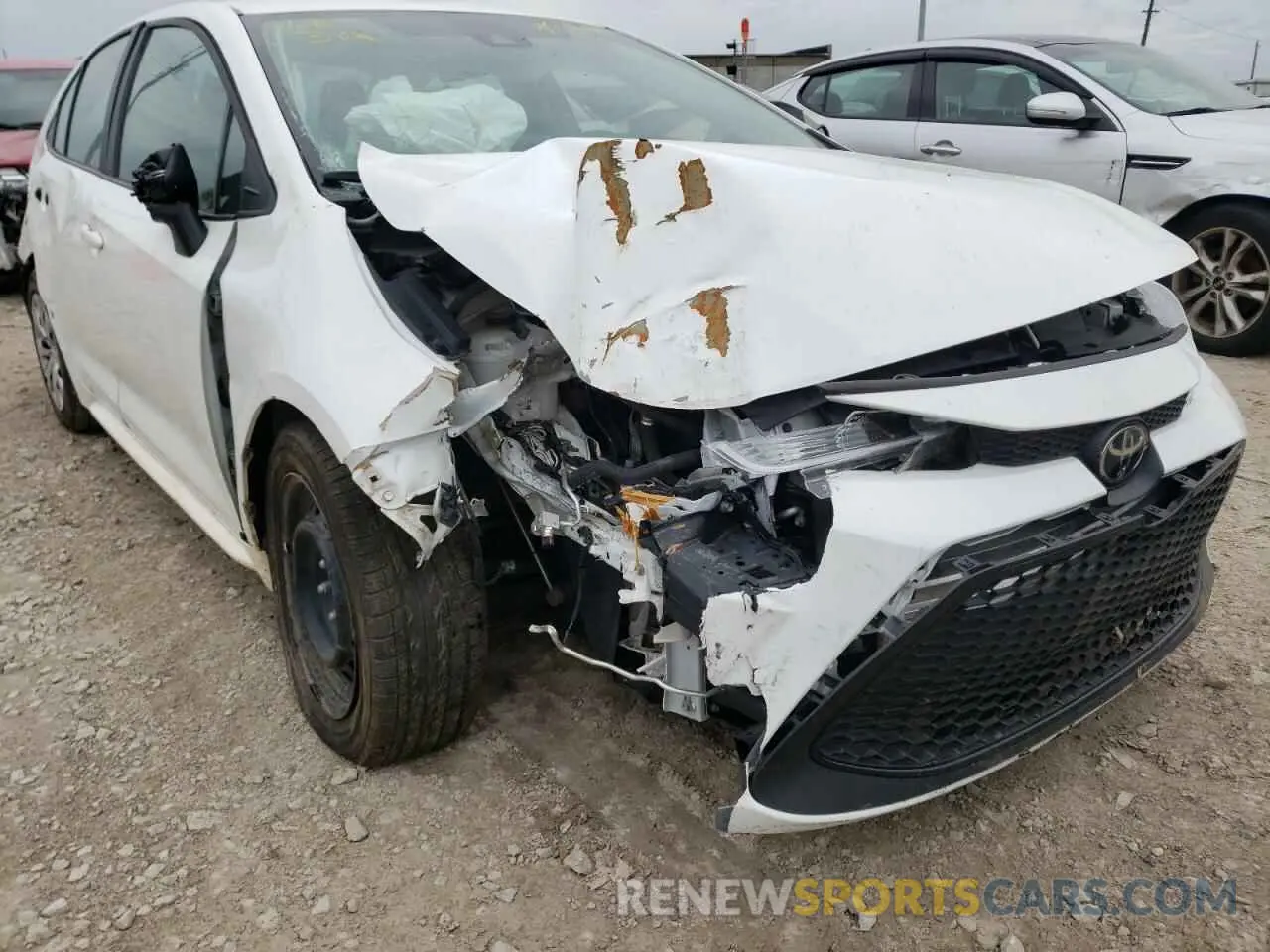 9 fotografías del automóvil dañado 5YFEPRAE2LP125950 TOYOTA COROLLA 2020