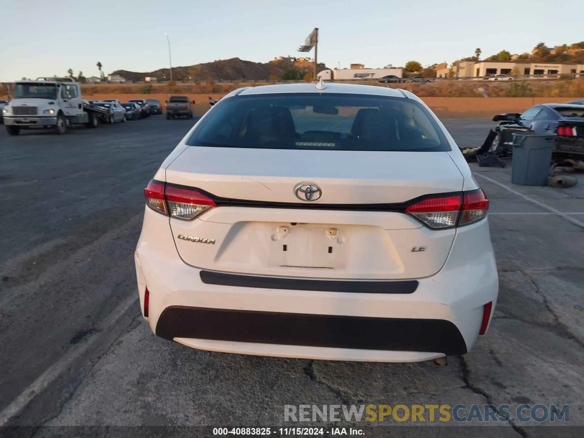 16 fotografías del automóvil dañado 5YFEPRAE2LP126354 TOYOTA COROLLA 2020