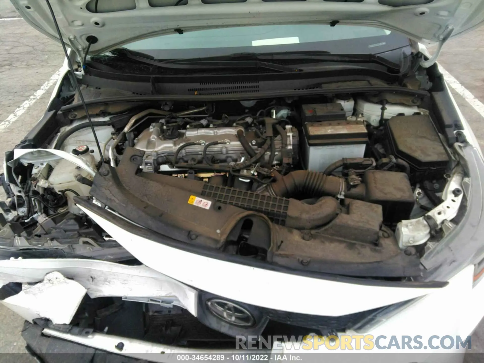 10 fotografías del automóvil dañado 5YFEPRAE2LP130355 TOYOTA COROLLA 2020