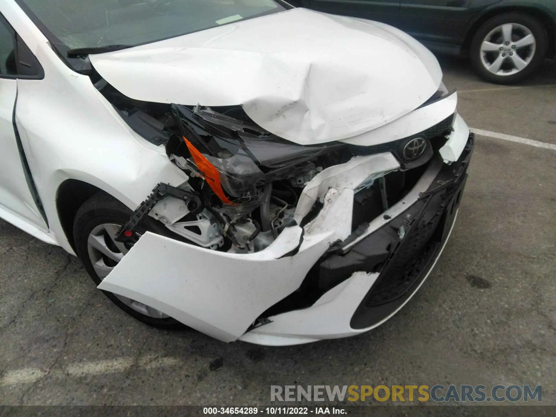 6 fotografías del automóvil dañado 5YFEPRAE2LP130355 TOYOTA COROLLA 2020