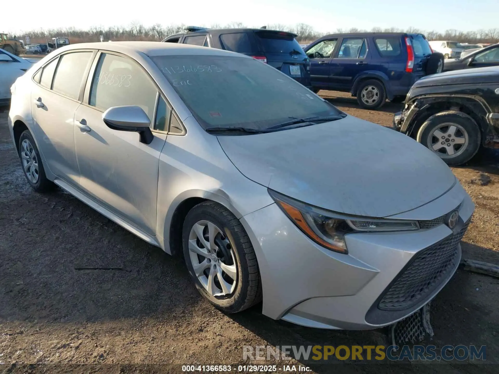1 fotografías del automóvil dañado 5YFEPRAE2LP132154 TOYOTA COROLLA 2020