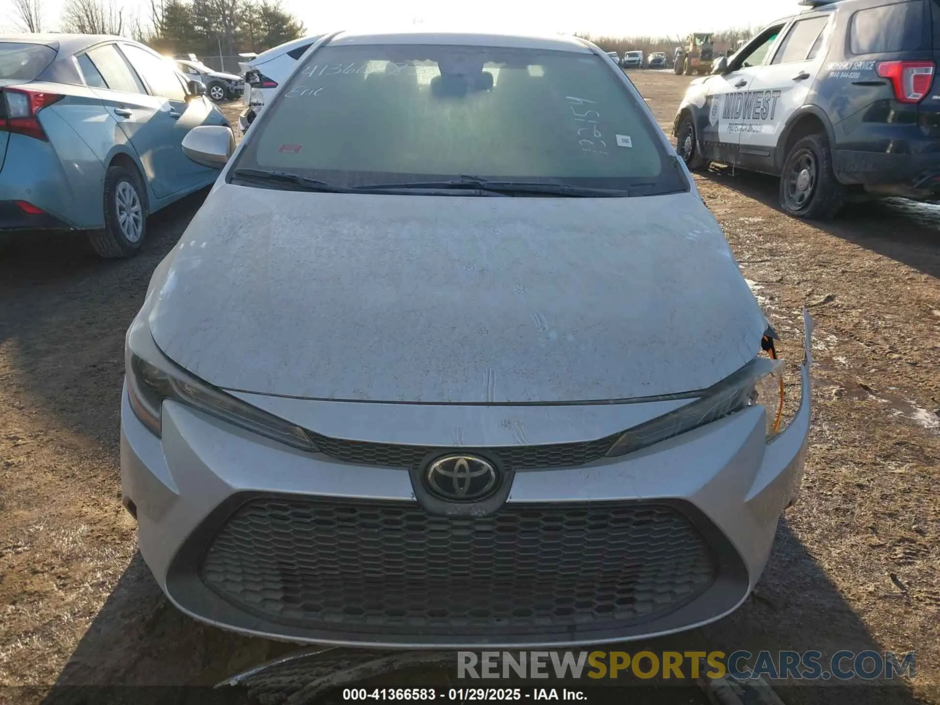 12 fotografías del automóvil dañado 5YFEPRAE2LP132154 TOYOTA COROLLA 2020