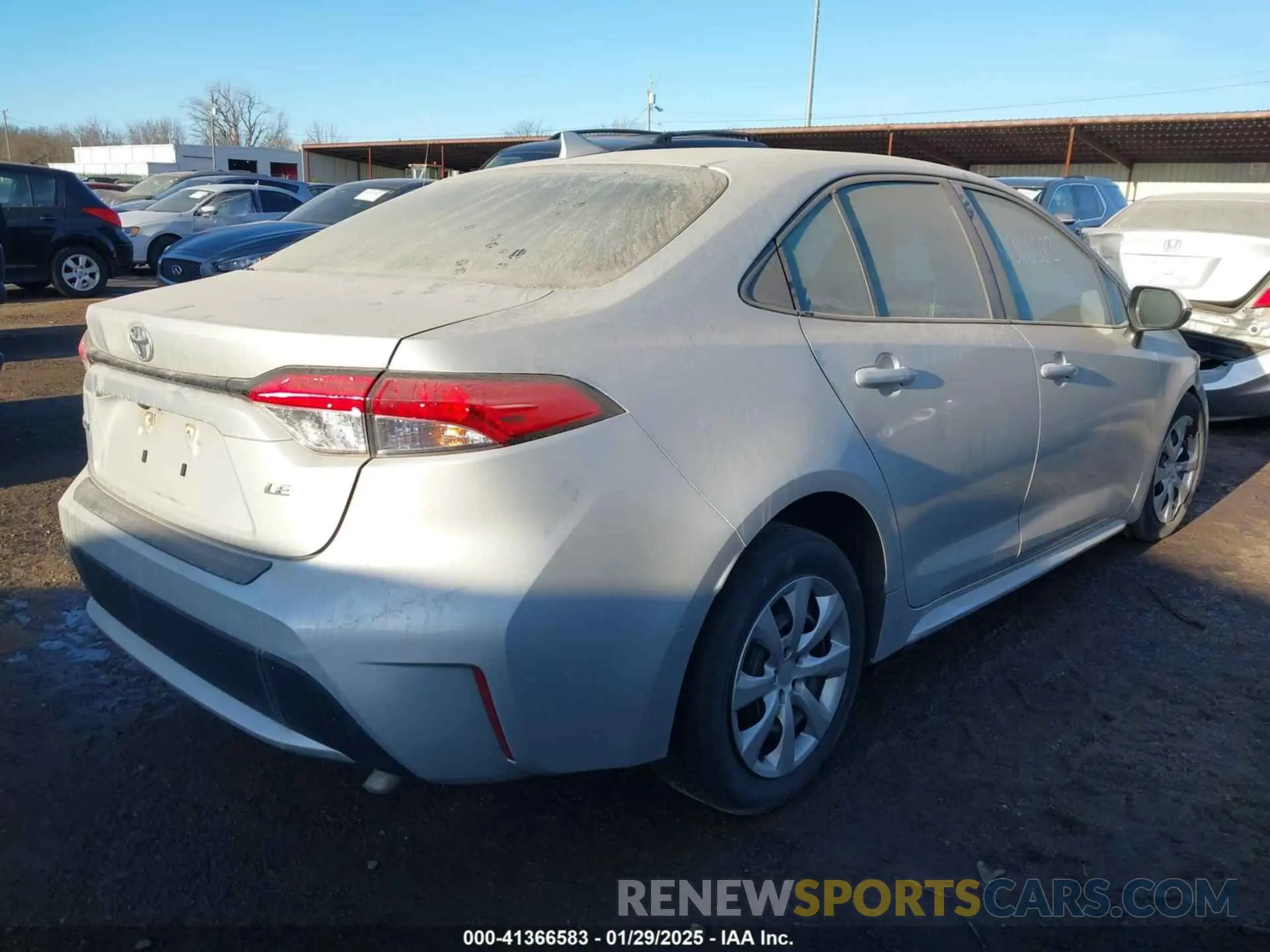 4 fotografías del automóvil dañado 5YFEPRAE2LP132154 TOYOTA COROLLA 2020