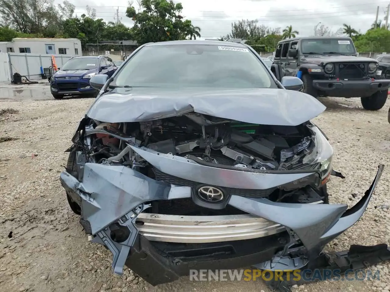 5 fotografías del automóvil dañado 5YFEPRAE2LP134048 TOYOTA COROLLA 2020