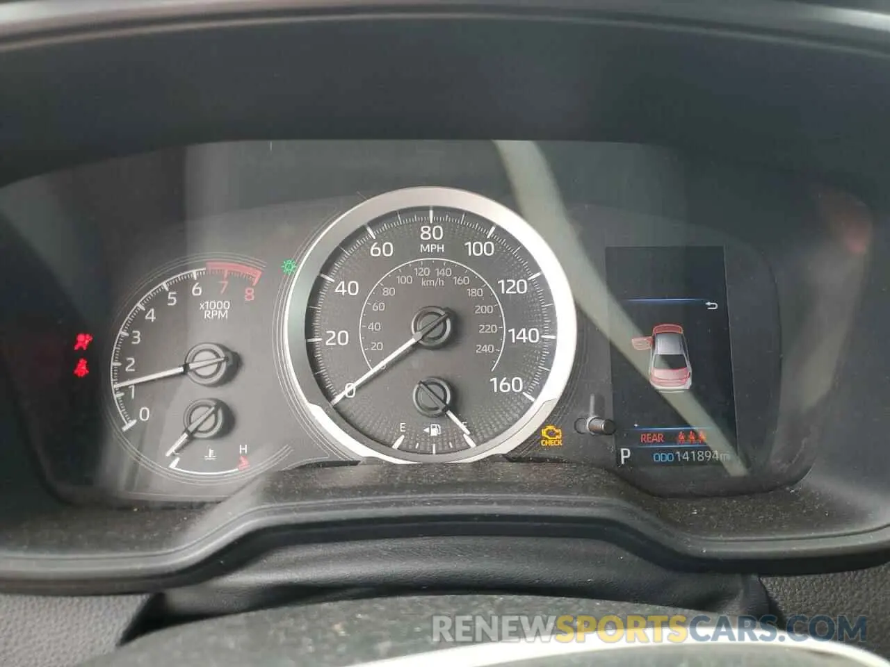 9 fotografías del automóvil dañado 5YFEPRAE2LP134048 TOYOTA COROLLA 2020