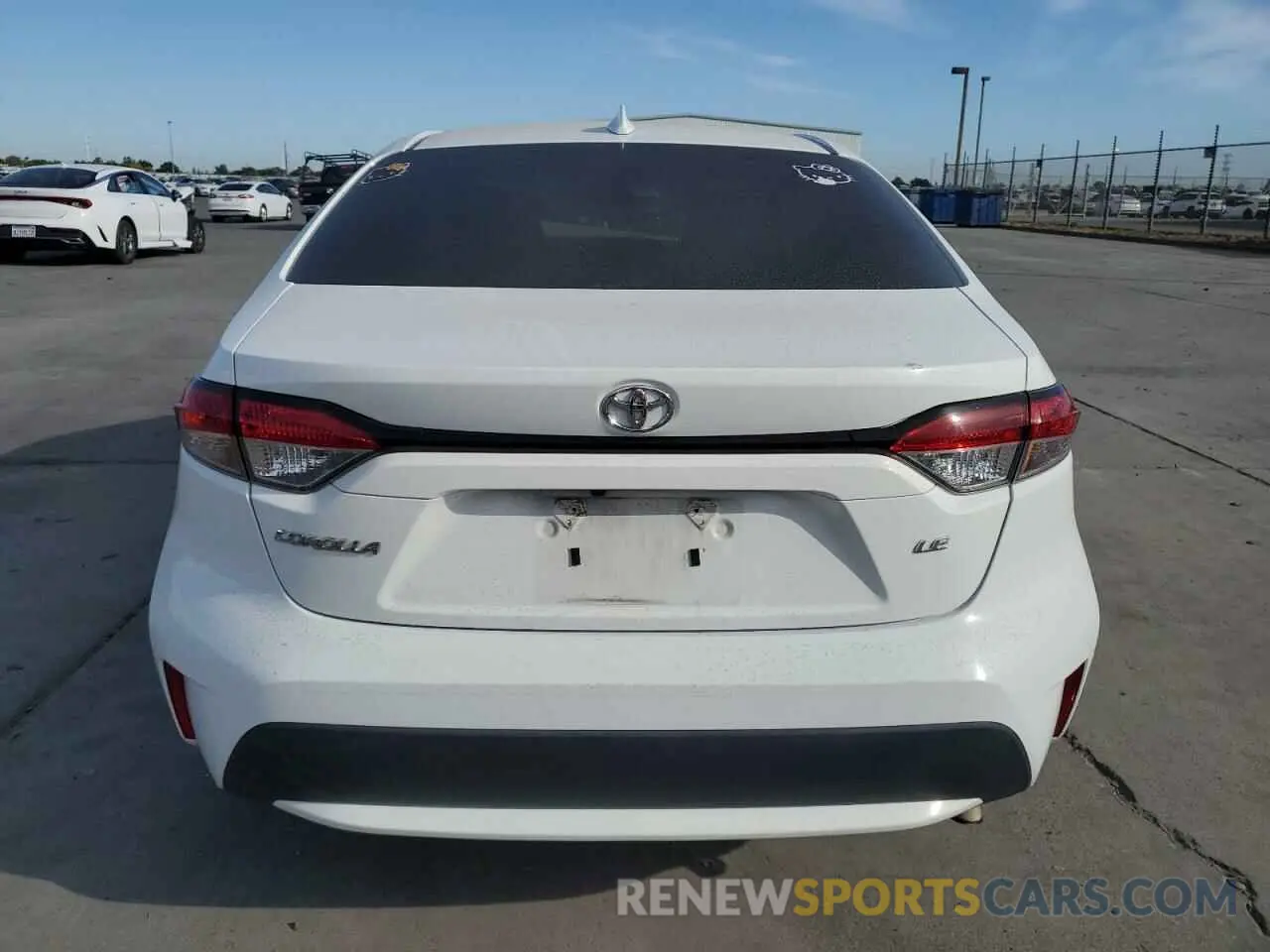 6 fotografías del automóvil dañado 5YFEPRAE2LP135426 TOYOTA COROLLA 2020