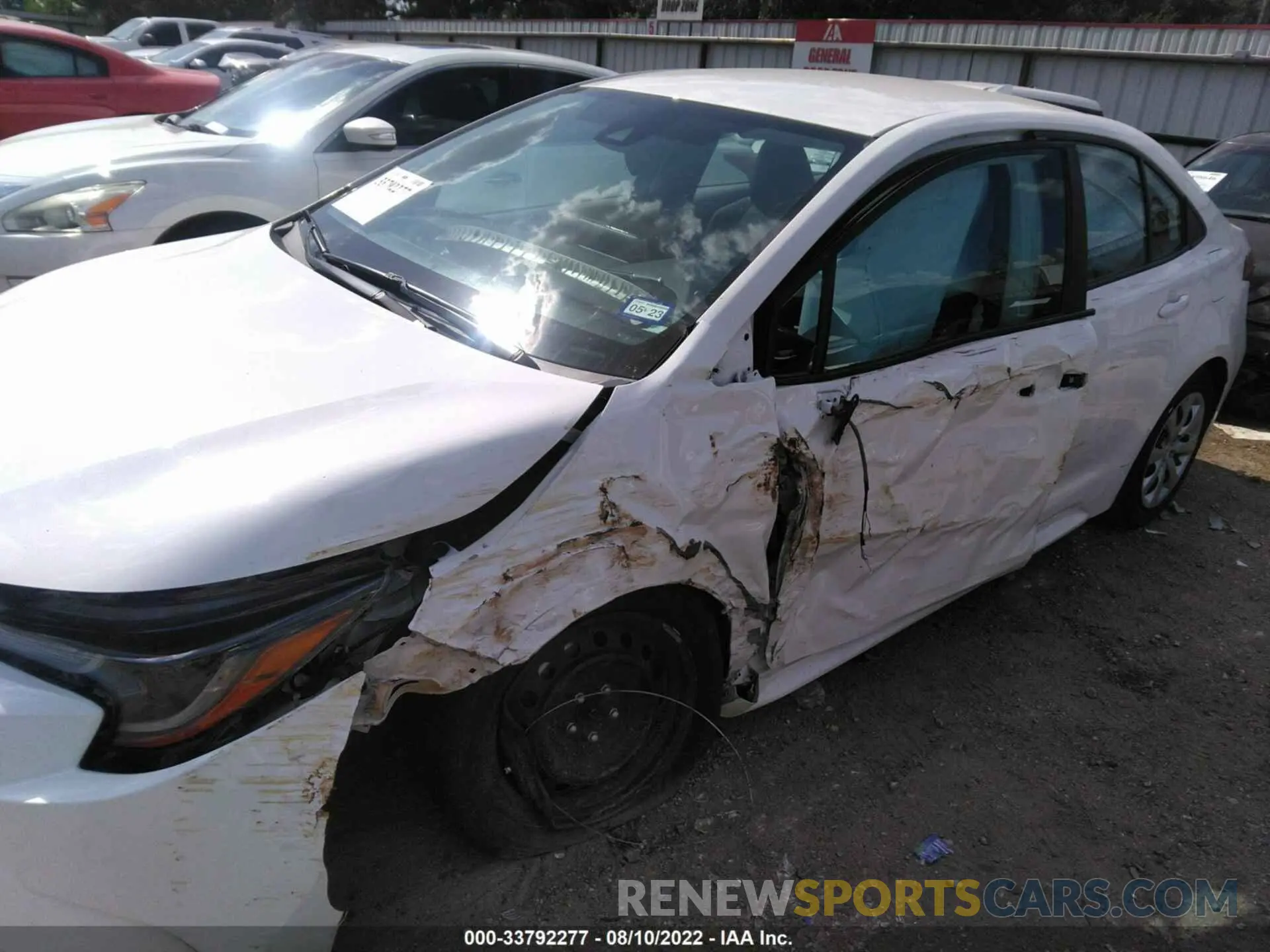 6 fotografías del automóvil dañado 5YFEPRAE2LP140772 TOYOTA COROLLA 2020