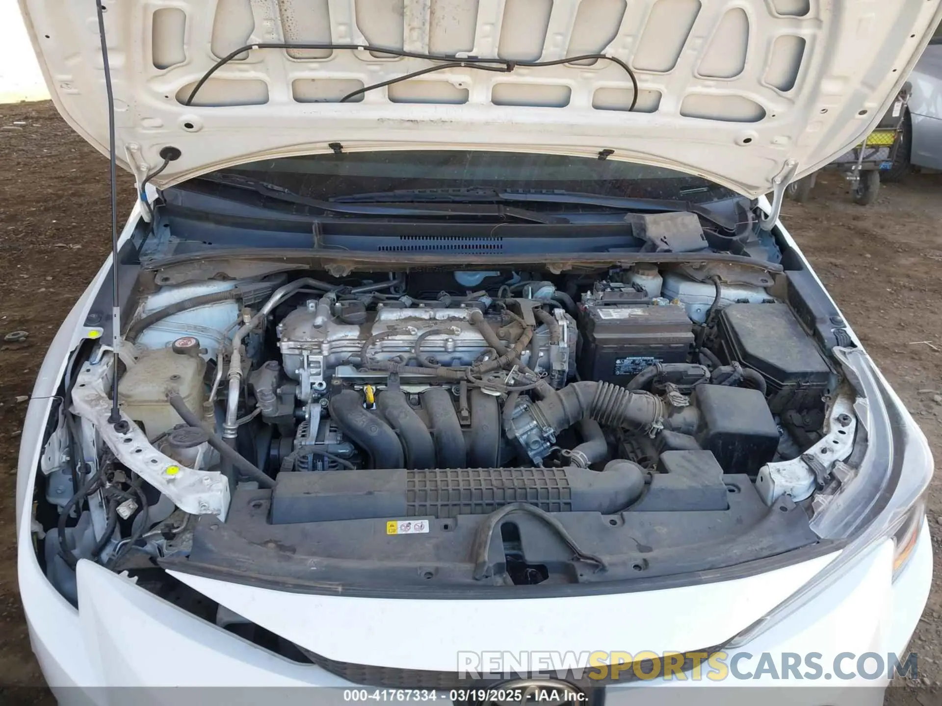 10 fotografías del automóvil dañado 5YFEPRAE2LP144904 TOYOTA COROLLA 2020