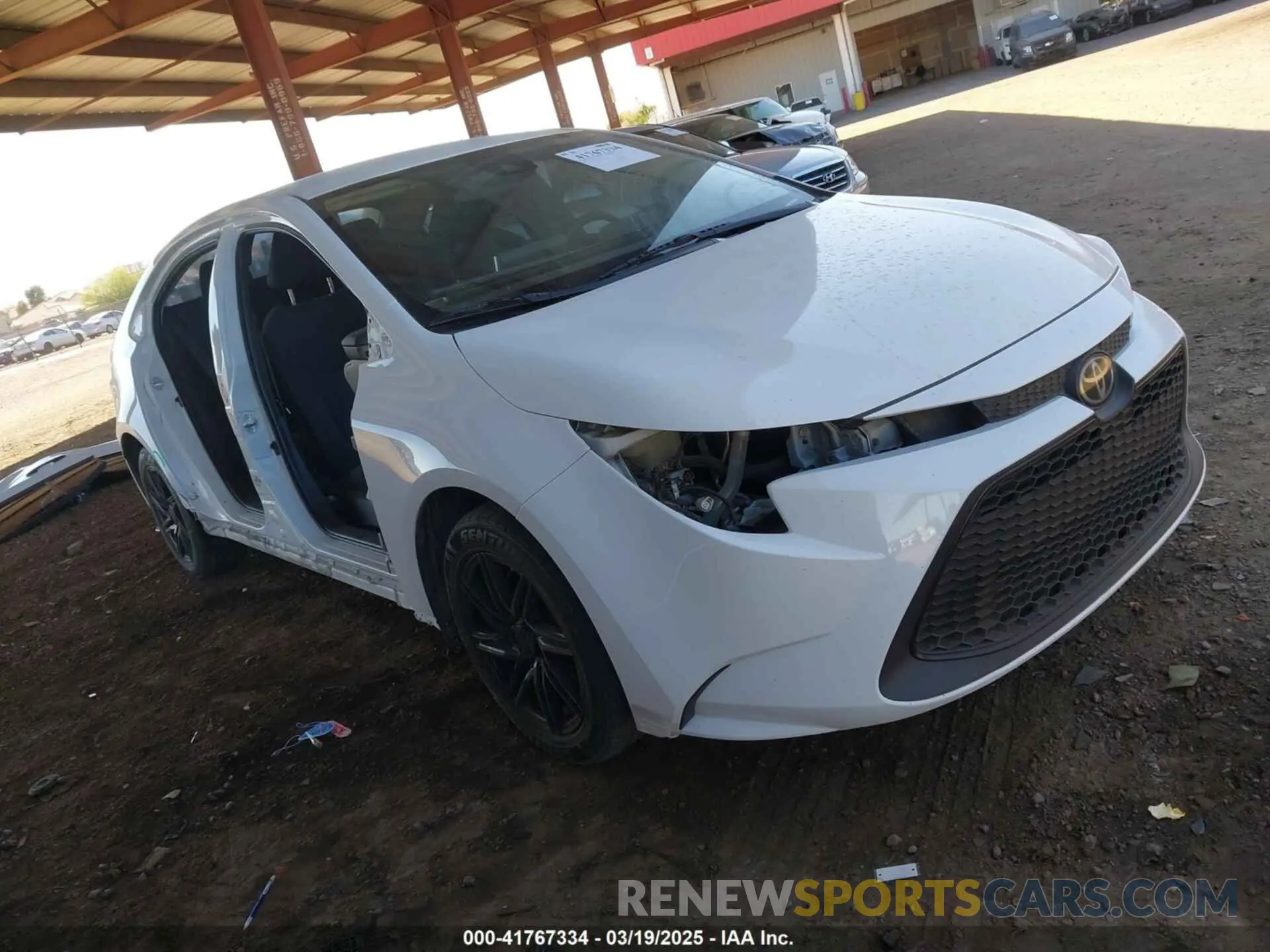 6 fotografías del automóvil dañado 5YFEPRAE2LP144904 TOYOTA COROLLA 2020