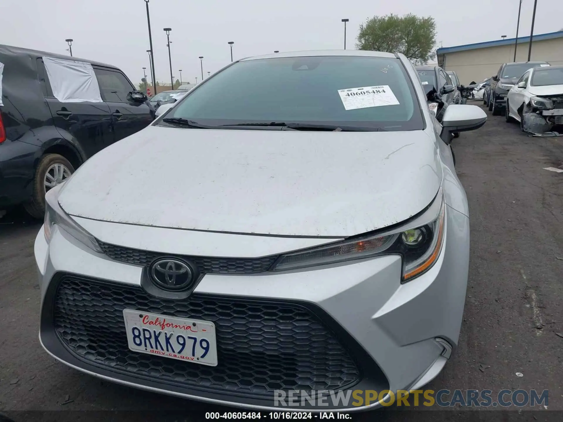 11 fotografías del automóvil dañado 5YFEPRAE3LP023718 TOYOTA COROLLA 2020