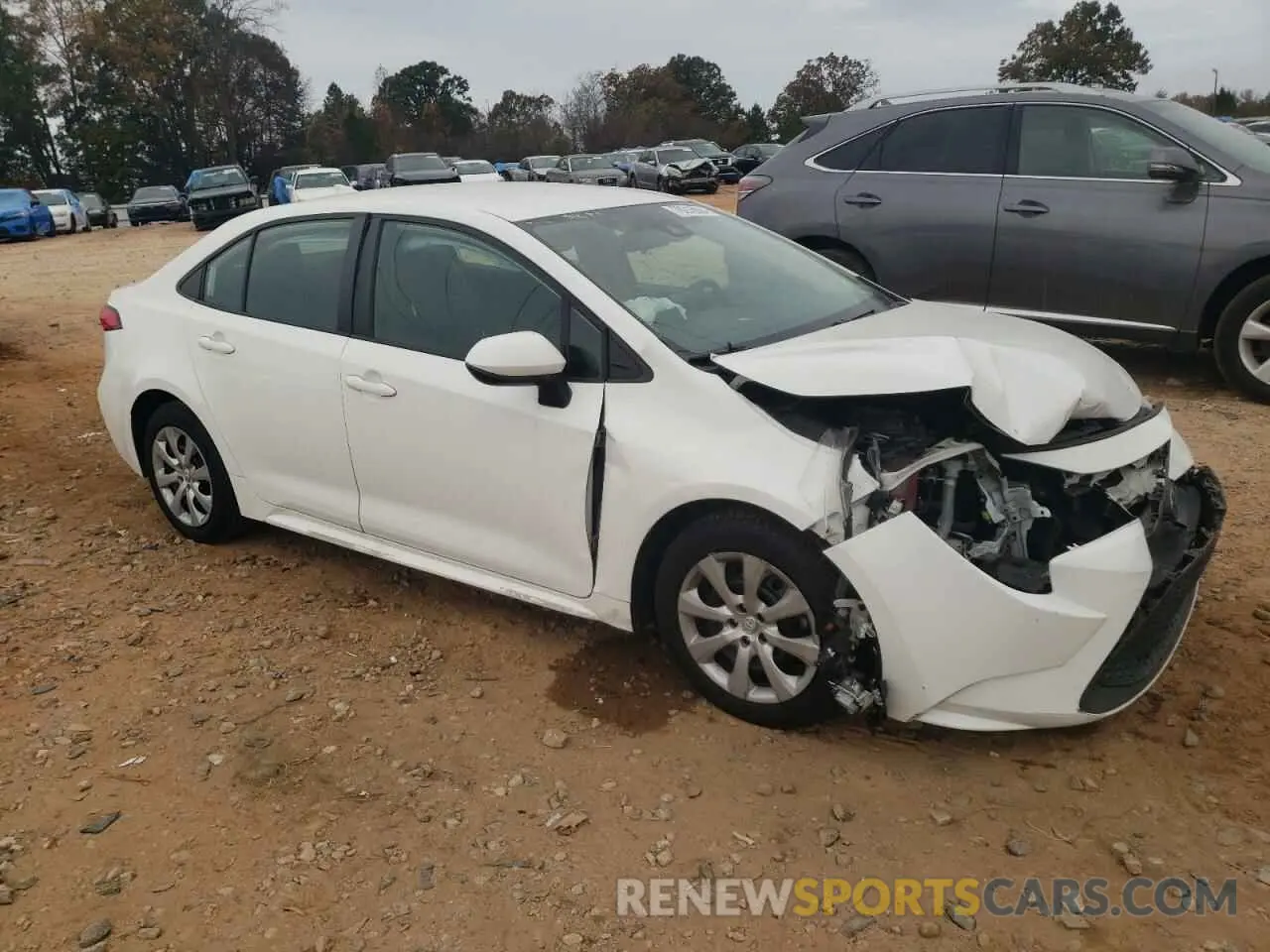 4 fotografías del automóvil dañado 5YFEPRAE3LP026585 TOYOTA COROLLA 2020