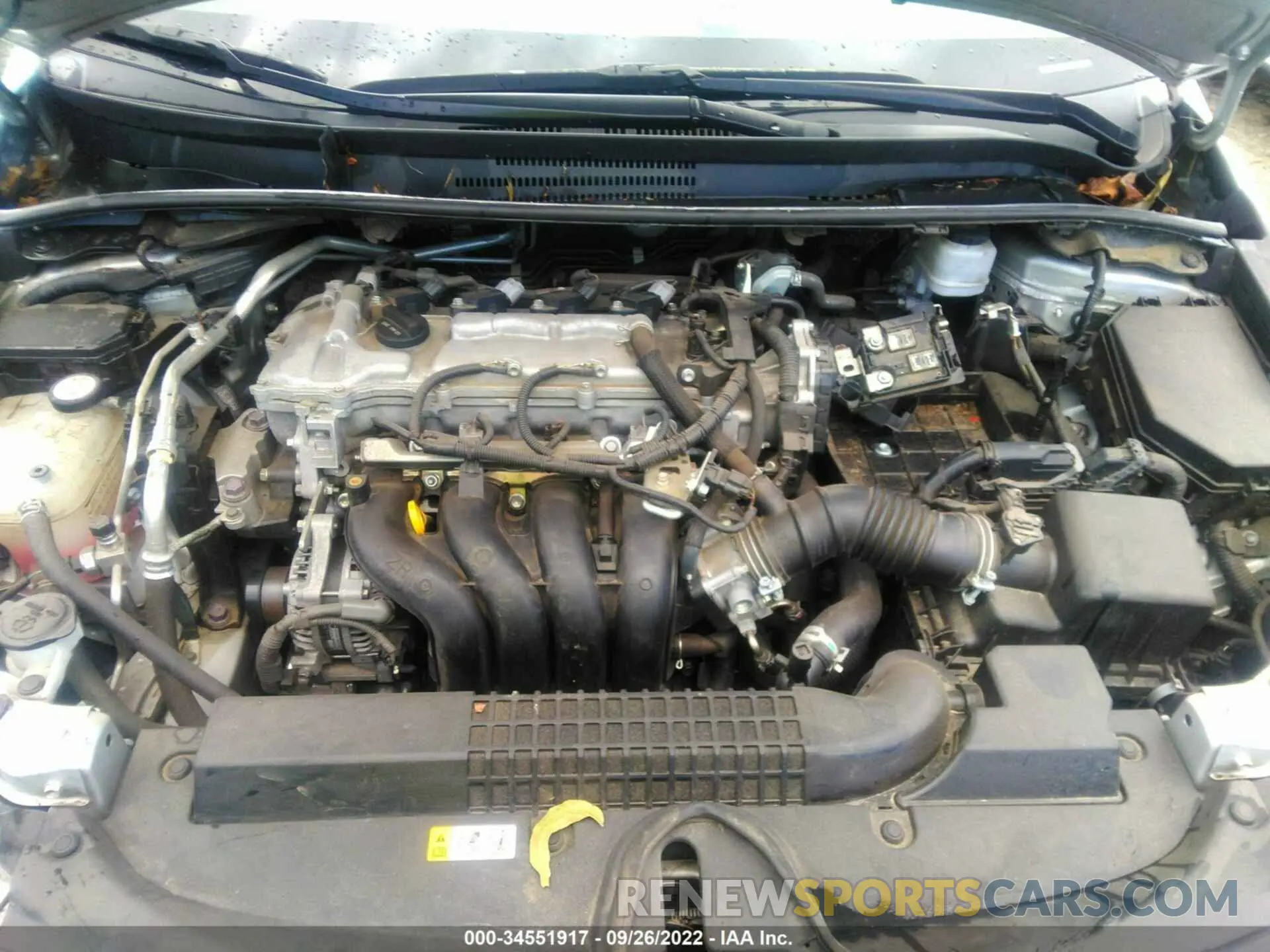 10 fotografías del automóvil dañado 5YFEPRAE3LP029194 TOYOTA COROLLA 2020