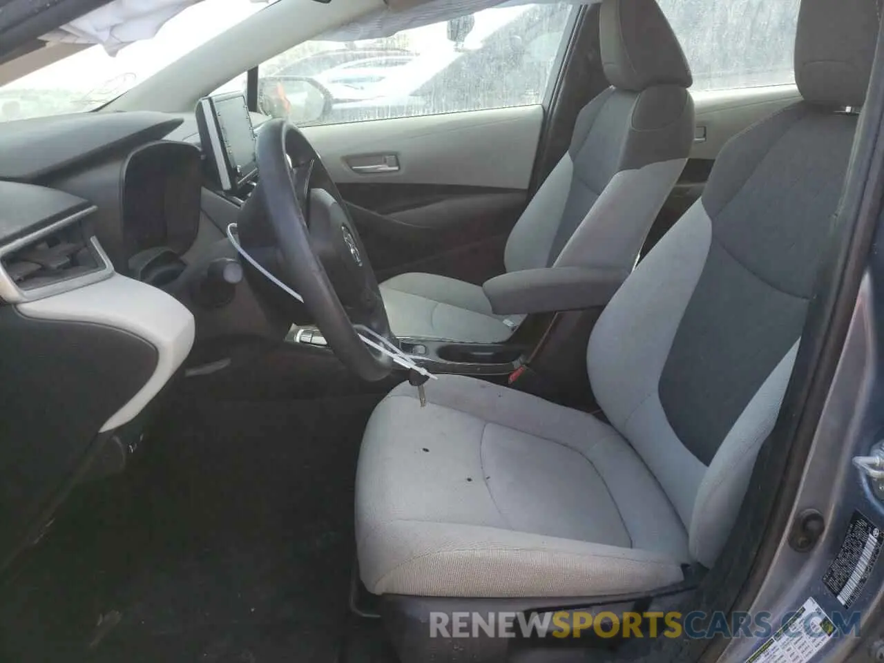 5 fotografías del automóvil dañado 5YFEPRAE3LP032760 TOYOTA COROLLA 2020