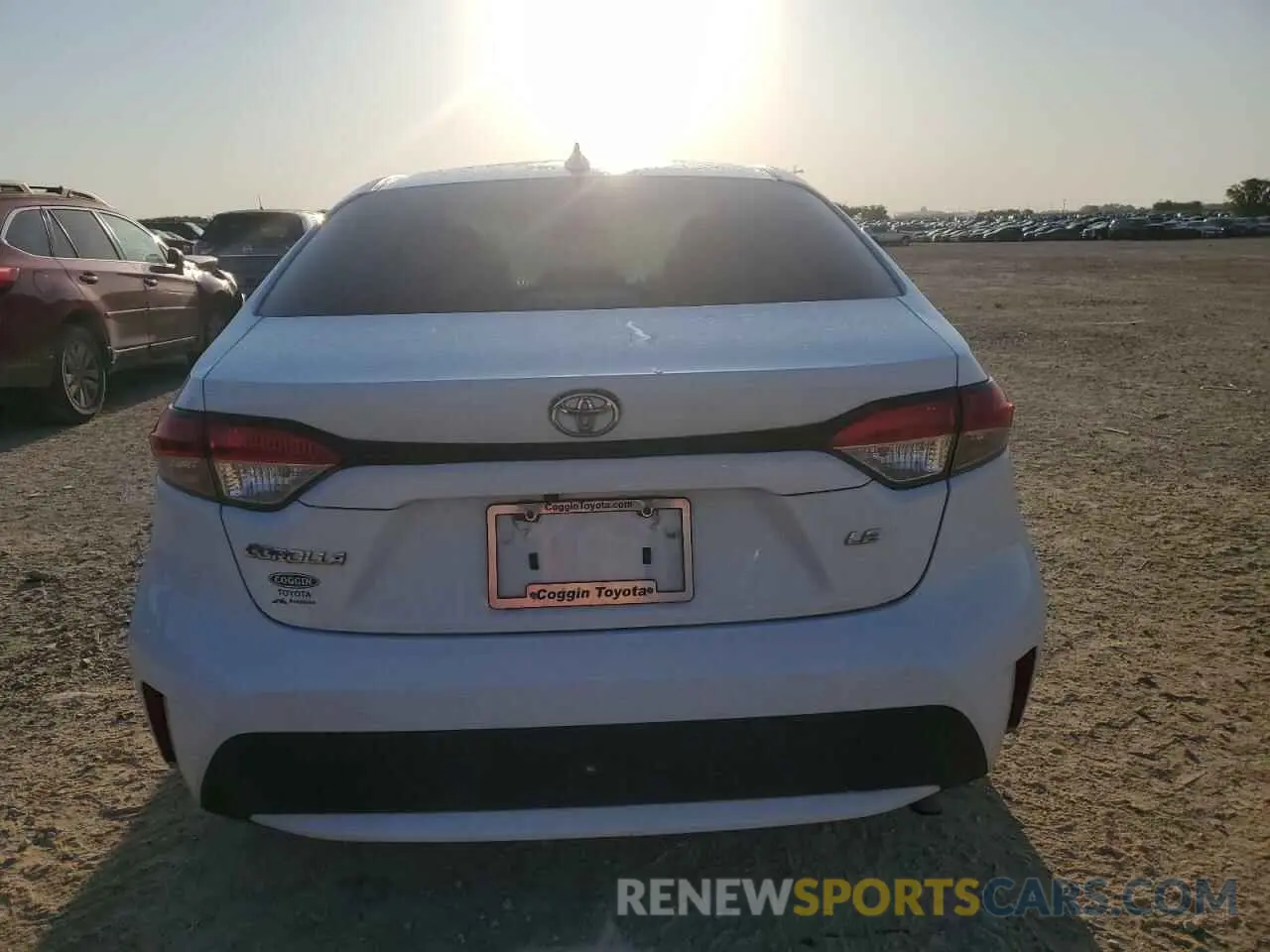 6 fotografías del automóvil dañado 5YFEPRAE3LP033777 TOYOTA COROLLA 2020